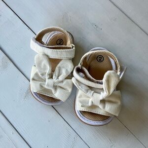 Baby Girl Sandals Size 2 Never Worn